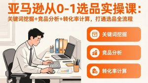 亚马逊从0-1选品实操课(更新3月-木子聊项目