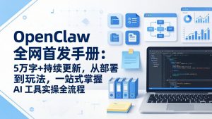 OpenClaw 全网首发手册:5万字+持续更新,从部署到玩法,一站式掌握 AI 工具实操全流程-木子聊项目