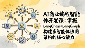 AI商业编程智能体开发课:掌握LangChain+LangGraph构建多智能体协同架构的核心能力-木子聊项目
