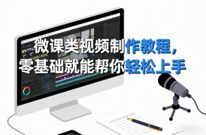 微课类视频制作教程，零基础就能帮你轻松上手-木子聊项目