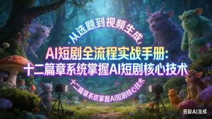 AI 短剧全流程实战手册：从选题到视频生成，十二篇章系统掌握 AI 短剧核心技术-木子聊项目