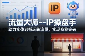 流量大师—IP操盘手,助力实体老板玩转流量,实现商业突破-木子聊项目