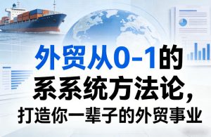 外贸从0-1的系统方法论,打造你一辈子的外贸事业-木子聊项目
