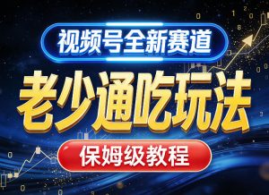 视频号全新AI赛道，老少通吃玩法，保姆级教程-木子聊项目