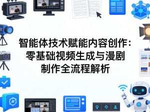 AI智能体技术赋能内容创作:零基础视频生成与漫剧制作全流程解析-木子聊项目
