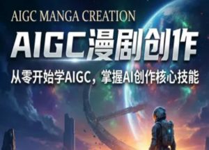 AIGC精品漫剧创作全流程解析,S级漫剧教学,从零开始学AIGC漫剧创作-木子聊项目