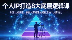 付费文章:个人IP打造8大底层逻辑课:纠正认知误区,教你从零搭建长期稳定的个人影响力-木子聊项目