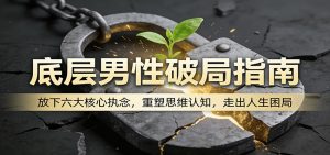 底层男性破局指南：放下六大核心执念，重塑思维认知，走出人生困局-木子聊项目