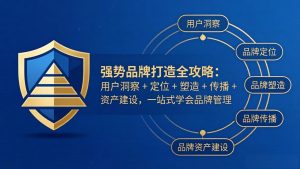 强势品牌打造全攻略:用户洞察 + 定位 + 塑造 + 传播 + 资产建设,一站式学会品牌管理-木子聊项目