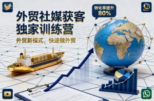 外贸社媒获客独家训练营,外贸新模式,快速做外贸(更新26年3月)-木子聊项目