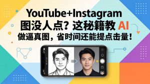 YouTube+Instagram图没人点?这秘籍教 AI 做逼真图,省时间还能提点击量-木子聊项目