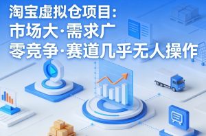 淘宝虚拟仓项目,市场大,需求广,零竞争,赛道几乎没人操作(更新0410)-木子聊项目