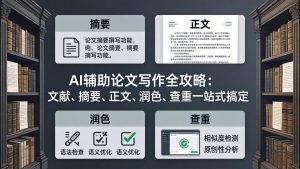 AI辅助论文写作全攻略:文献、摘要、正文、润色、查重一站式搞定-木子聊项目