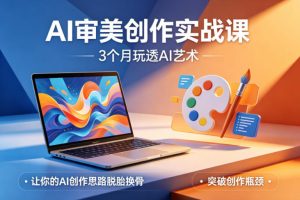 AI审美创作实战课,3个月玩透AI艺术,让你的AI创作思路脱胎换骨,突破创作瓶颈-木子聊项目