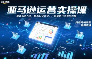 亚马逊运营实操课,覆盖选品方法、新品口诀必学、广告最新打法等全流程,打造跨境爆款店铺(更新4月)-木子聊项目
