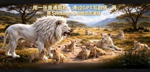 用一张普通图片，通过GPT写剧情，再用Seedance 2.0做动态演绎，居然能生成迪士尼风格搞笑动画-木子聊项目