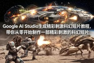 Google AI Studio生成精彩刺激科幻短片教程,带你从零开始制作一部精彩刺激的科幻短片【双语字幕】-木子聊项目