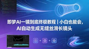 即梦AI一镜到底终极教程｜小白也能会，AI自动生成无缝丝滑长镜头-木子聊项目