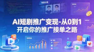 AI短剧推广变现-从0到1开启你的推广接单之路-木子聊项目