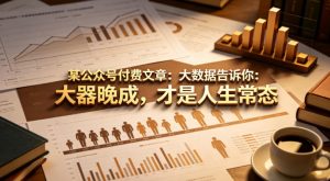 某公众号付费文章：大数据告诉你：大器晚成，才是人生常态-木子聊项目