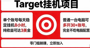 海外平台Target,正规运营商合作、技术兜底长期稳定、防风控、任务不断档、收益透明、灵活提…-木子聊项目