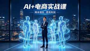 AI+电商实战课,1人+N个AI 智能体,把SOP变AI员工,实现降本增效提高利润-木子聊项目
