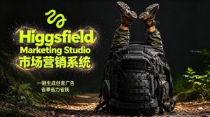 告别高成本广告!Higgsfield Marketing Studio市场营销系统详解|一键生成创意广告,省去1W成本-木子聊项目