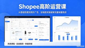 Shopee高阶运营课-2026年5月更新，从基础搭建到高阶广告，全链路实操破解流量销量瓶颈-木子聊项目