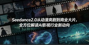 Seedance2.0从动漫爽剧到商业大片，全方位解读AI影视行业新动向-木子聊项目