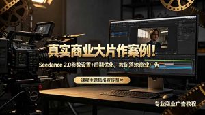 真实商业大片作案例！Seedance 2.0参数设置+后期优化，教你落地商业广告-木子聊项目