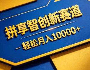 拼多多享智创新赛道，卖一切可以通过网盘链接交付的虚拟商品，轻松月入10000＋-木子聊项目