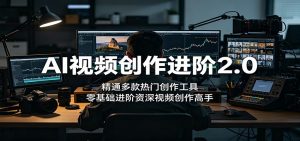 AI视频创作进阶2.0:精通多款热门创作工具,零基础进阶资深视频创作高手-木子聊项目