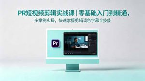 PR短视频剪辑实战课｜零基础入门到精通，多案例实操，快速掌握剪辑调色字幕全技能-木子聊项目