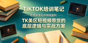 视界跨境TIKTOK4月17培训笔记，在规则变化中持续盈利，TK美区短视频带货的底层逻辑与实战方案【文档】-木子聊项目