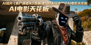 AI短片《丧尸清道夫》拆解课，10天打造国产AI电影天花板-木子聊项目