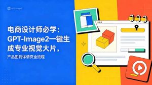 电商设计师必学-更新：GPT-Image2一键生成专业视觉大片，产品图到详情页全流程-木子聊项目