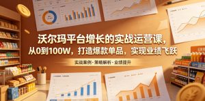 沃尔玛平台增长的实战运营课，从0到100W，打造爆款单品，实现业绩飞跃-木子聊项目