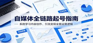 自媒体全链路起号指南：系统学习内容创作、引流变现全套运营逻辑-木子聊项目