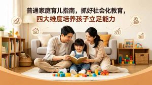 付费文章：普通家庭育儿指南，抓好社会化教育，四大维度培养孩子立足能力-木子聊项目