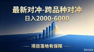 跨品种对冲震撼首发！日收益2000-6000+，项目绿色长久，安全稳健，合规靠谱，可批量放大-木子聊项目