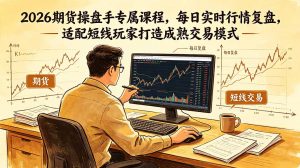 2026期货操盘手专属课程-更新6月，每日实时行情复盘，适配短线玩家打造成熟交易模式-木子聊项目