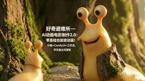 好奇避难所—AI动画电影制作2.0：零基础也能做动画！分镜+ComfyUI+工作流，学完直出完整影片-木子聊项目