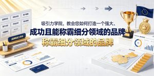 吸引力学院,教会您如何打造一个强大、成功且能称霸细分领域的品牌!【原创双语字幕】-木子聊项目