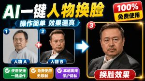 纯离线本地运行!AI一键人物lian部替换软件,支持图片换lian,效果逼真,最便捷换lian工具FaceSwap-木子聊项目