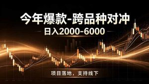 全新跨品种对冲模式上线！日稳定盈利 2000-6000，合规长久可批量放大-木子聊项目