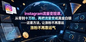 Instagram流量变现课，从零到十万粉，再把流量变成真金白银——这套方法，让涨粉不再靠运气【原创双语字幕】-木子聊项目