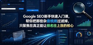 Google SEO新手快速入门课，帮你把那些杂音统统过滤掉，只聚焦在真正能让排名往上涨的核心动作【原创双语字幕】-木子聊项目
