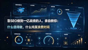 靠SEO做到一亿战绩的人，亲自教你：什么值得做，什么纯属浪费时间【原创双语字幕】-木子聊项目