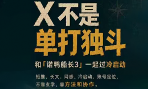 诺鸭船长3·X(Twitter)通关秘籍【飞书】-木子聊项目