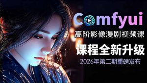 2026新版ComfyUI漫剧动画全流程实战课,0基础入门到进阶全流程动态漫,轻松实现流量变现-木子聊项目